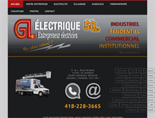 Tablet Screenshot of glelectrique.com